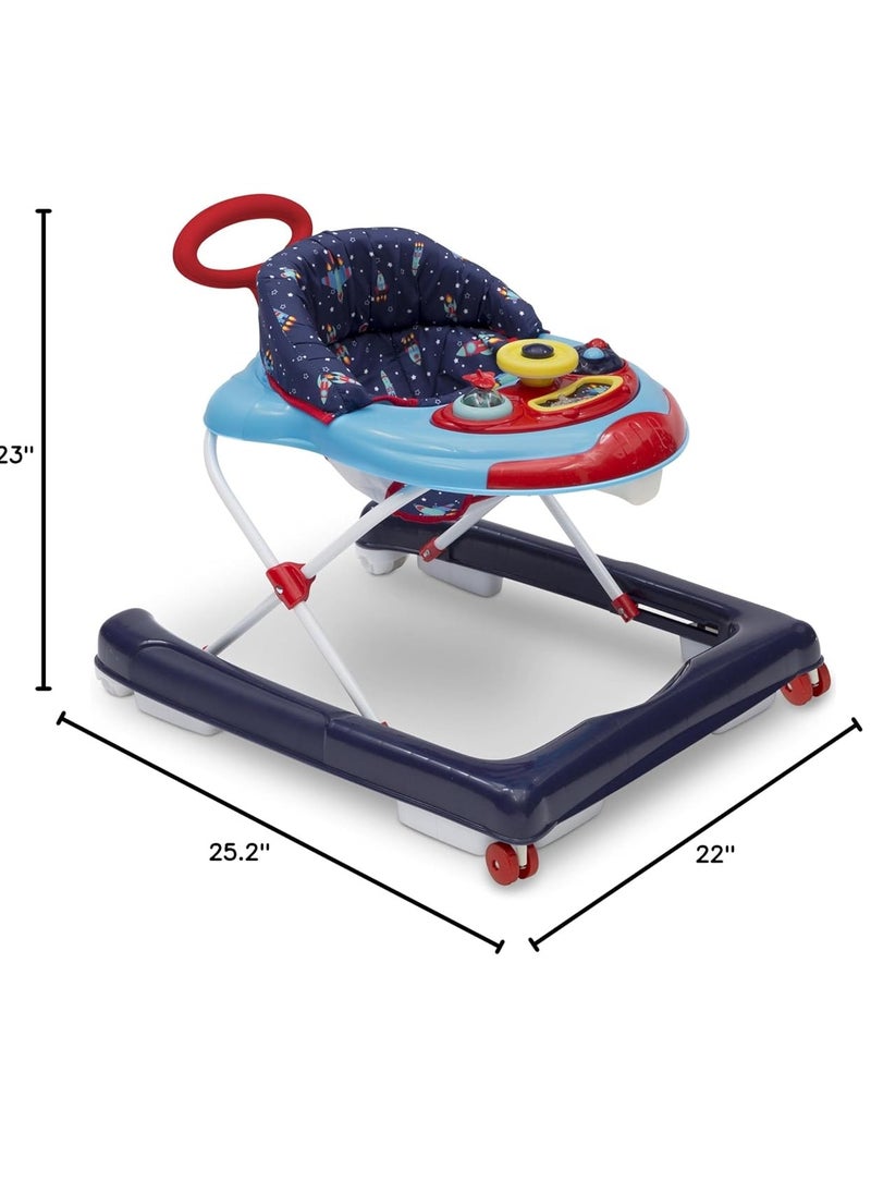 Delta Children First Exploration 2-in-1 Activity Walker, Lift Off