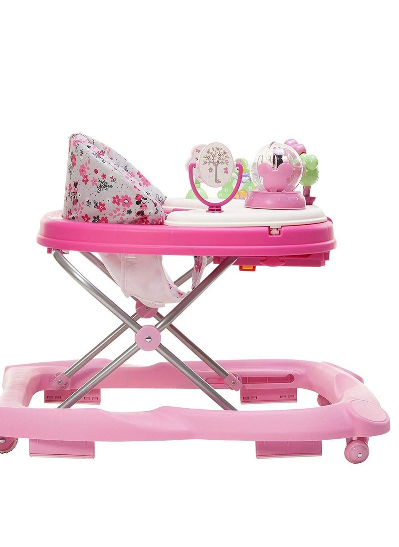 Disney Baby Minnie Mouse Music and Lights Baby Walker with Activity Tray (Garden Delight)