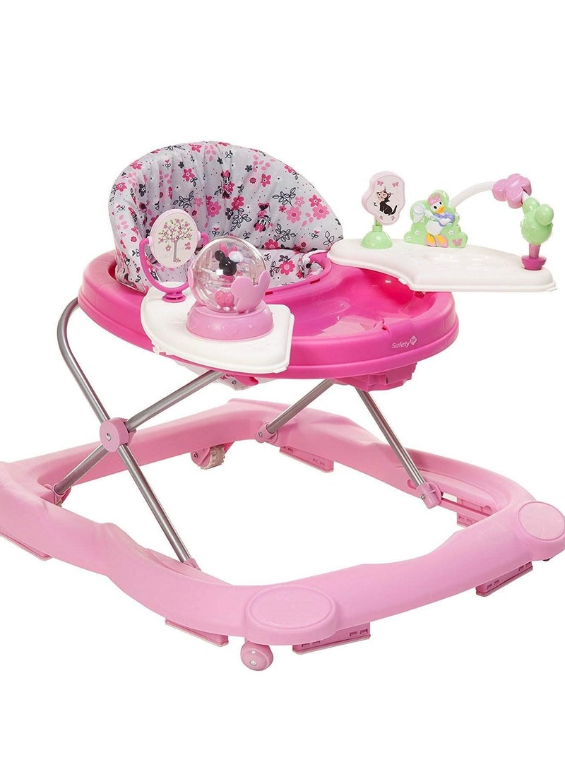 Disney Baby Minnie Mouse Music and Lights Baby Walker with Activity Tray (Garden Delight)
