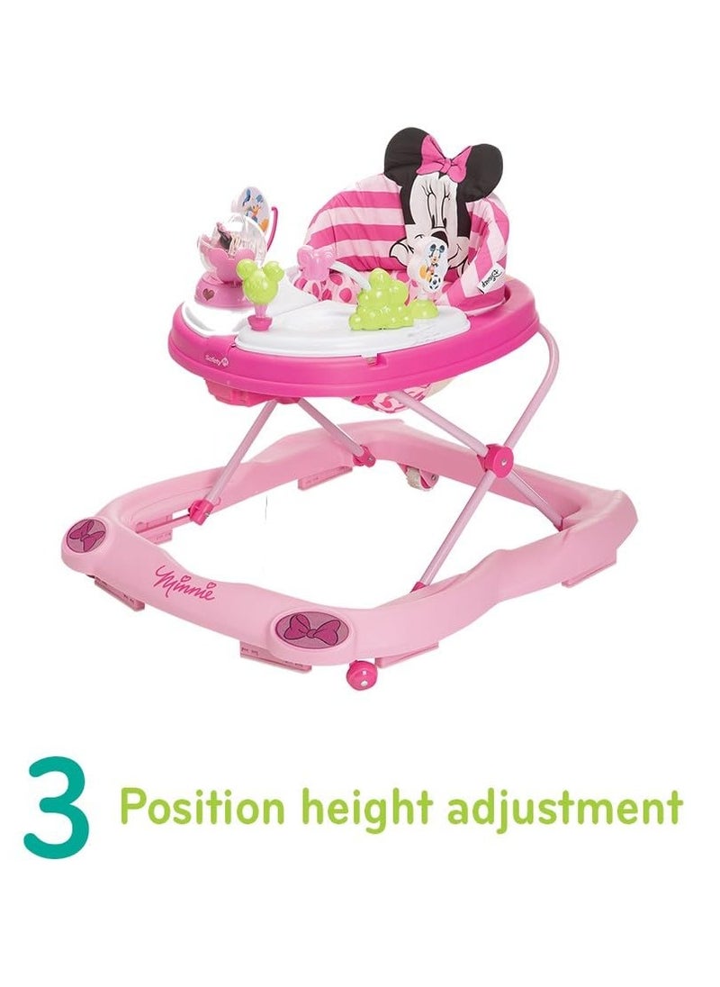 Disney Minnie Mouse Glitter Music and Lights Walker, Pink