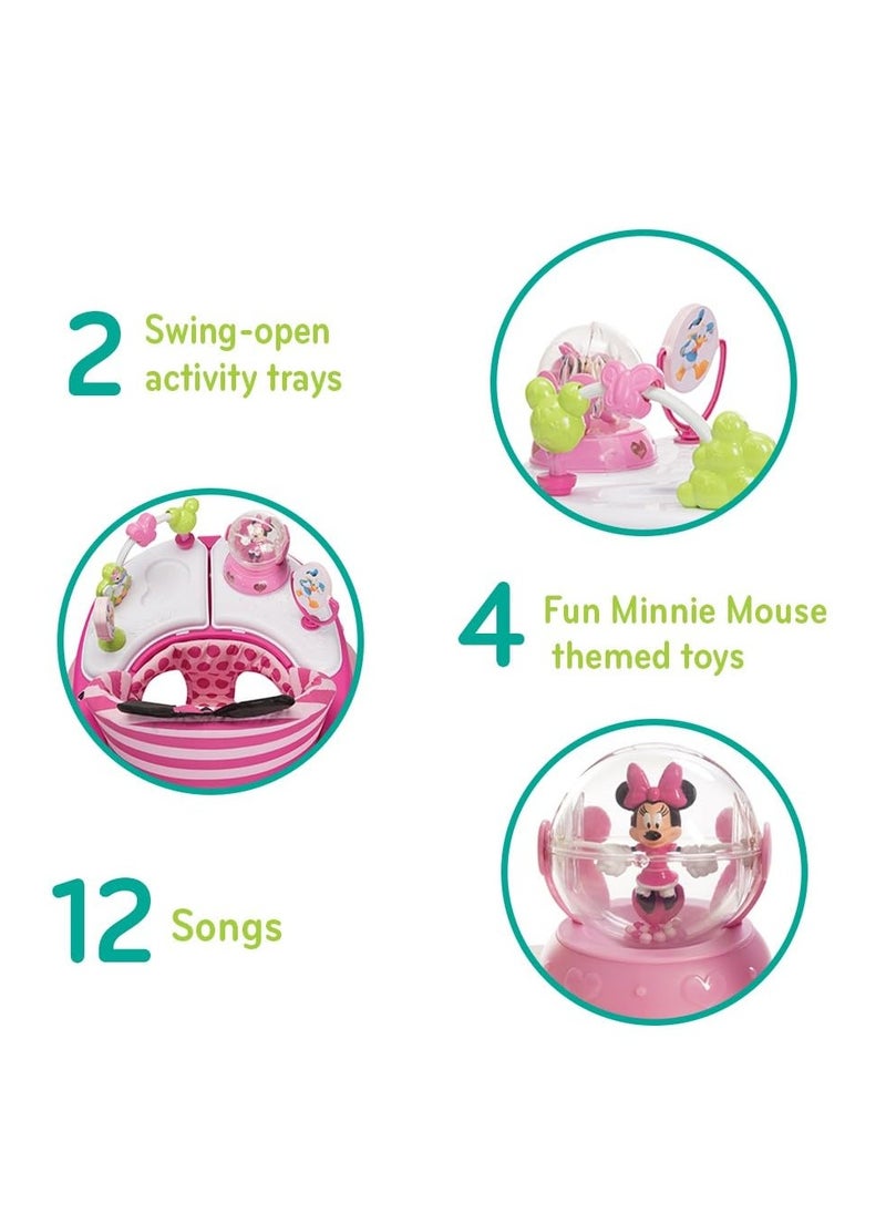 Disney Minnie Mouse Glitter Music and Lights Walker, Pink