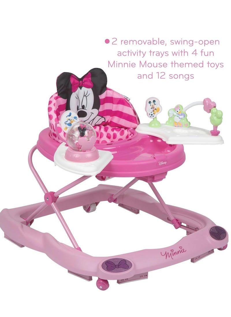 Disney Minnie Mouse Glitter Music and Lights Walker, Pink