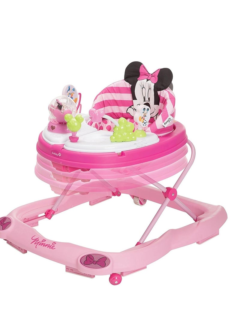 Disney Minnie Mouse Glitter Music and Lights Walker, Pink