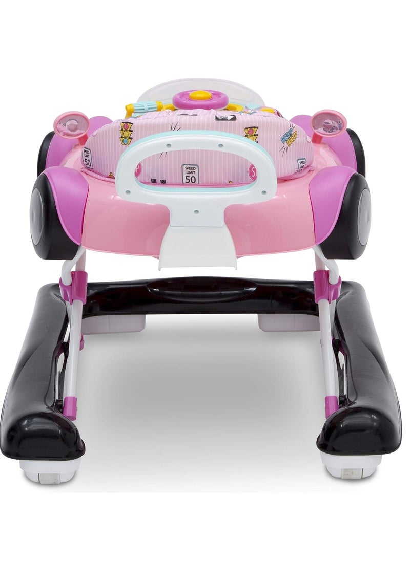 Delta Children First Race 2-in-1 Walker, Pink