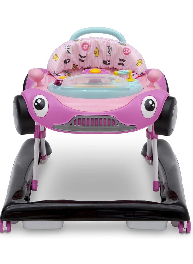 Delta Children First Race 2-in-1 Walker, Pink