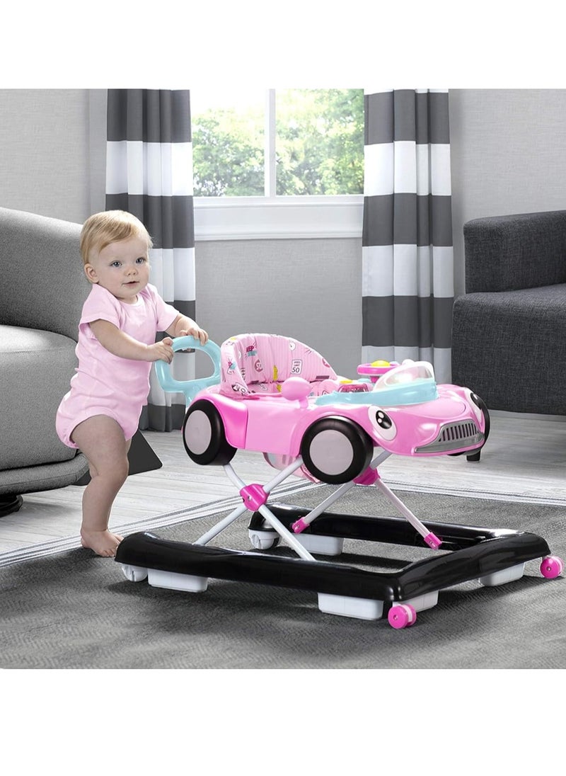 Delta Children First Race 2-in-1 Walker, Pink