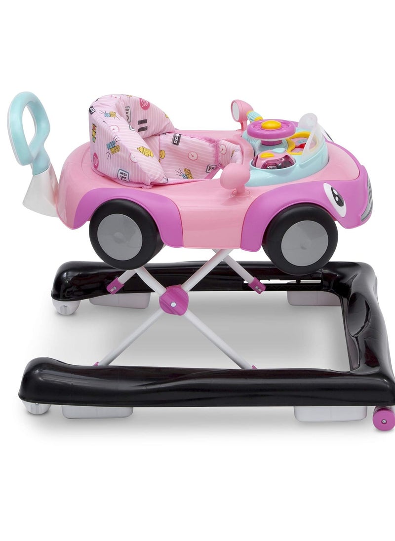 Delta Children First Race 2-in-1 Walker, Pink