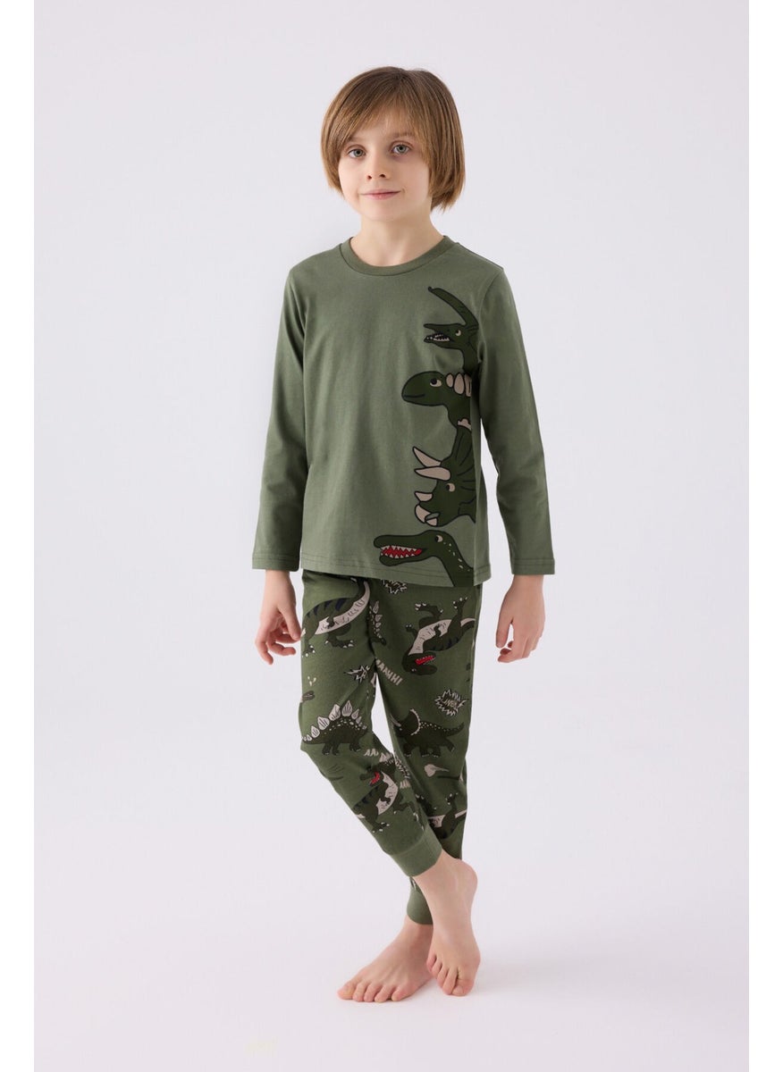 Boy Long Sleeve Pajama Set RP3429 Khaki