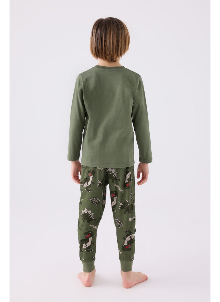 Boy Long Sleeve Pajama Set RP3429 Khaki