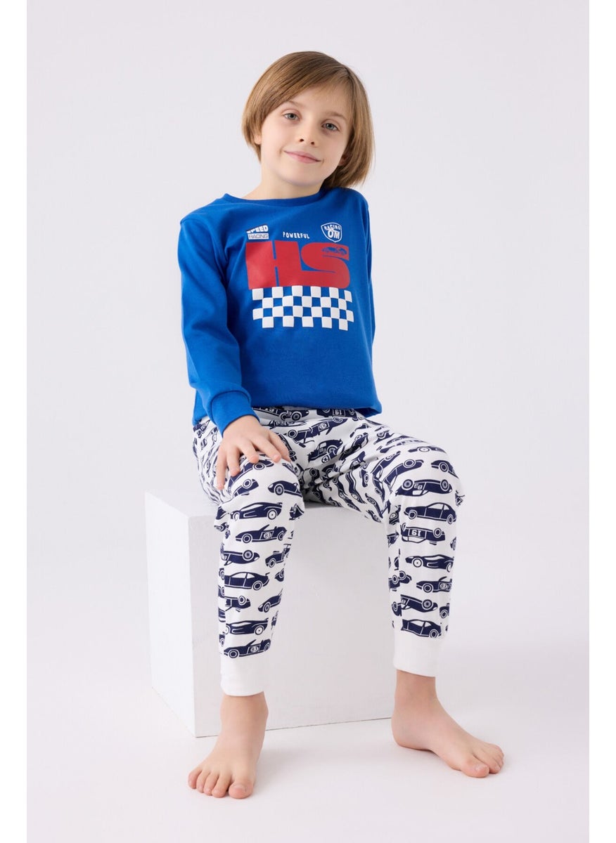 Boy Long Sleeve Pajama Set RP3439 Cobalt