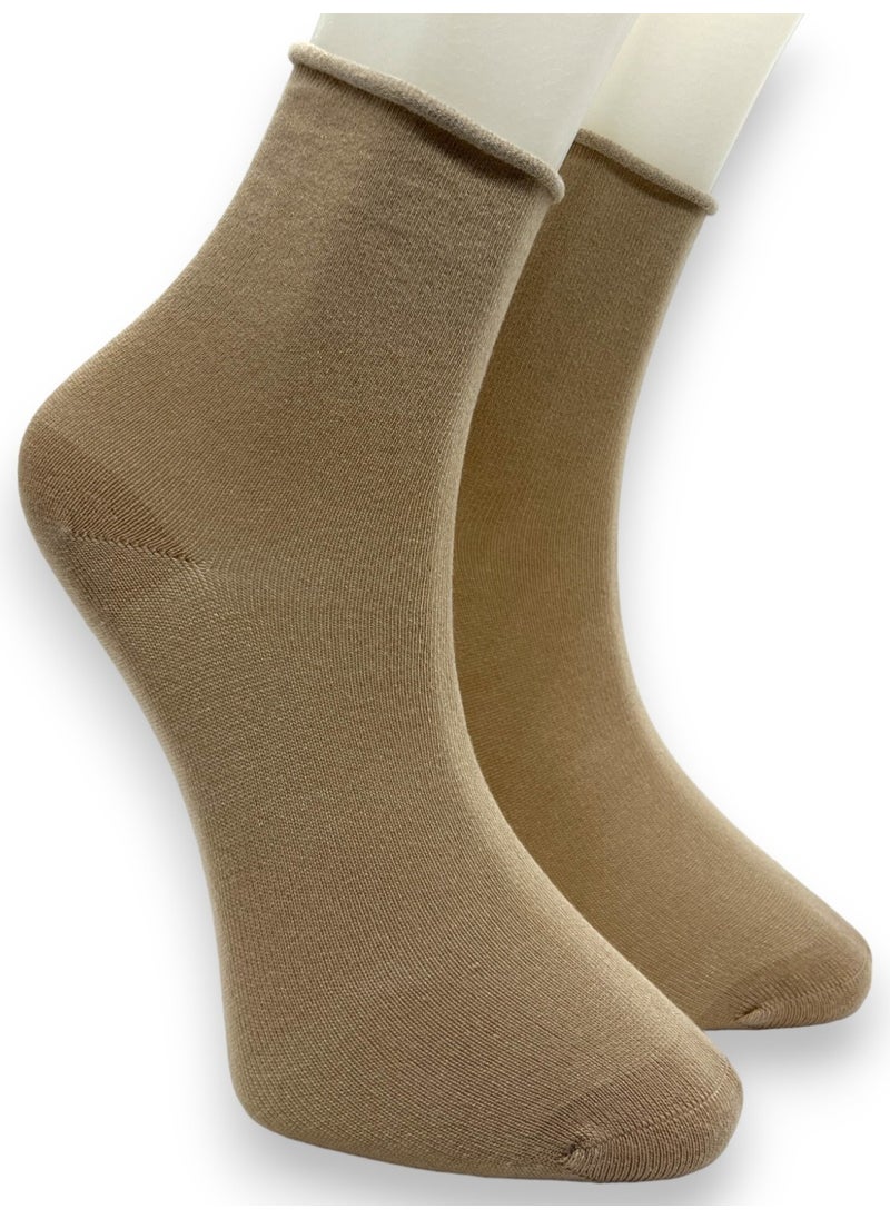 Premium 5 Pairs Women's Elastic Bamboo Seamless Socks