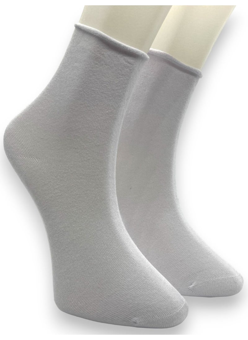 Premium 5 Pairs Women's Elastic Bamboo Seamless Socks