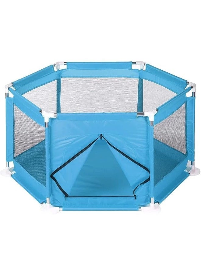 Hexagonal Baby Playpen & Ball Pool Safe Play Yard for Infants and Toddlers, Ideal for Crawling, Ball Pit Fun, and Active Playtime