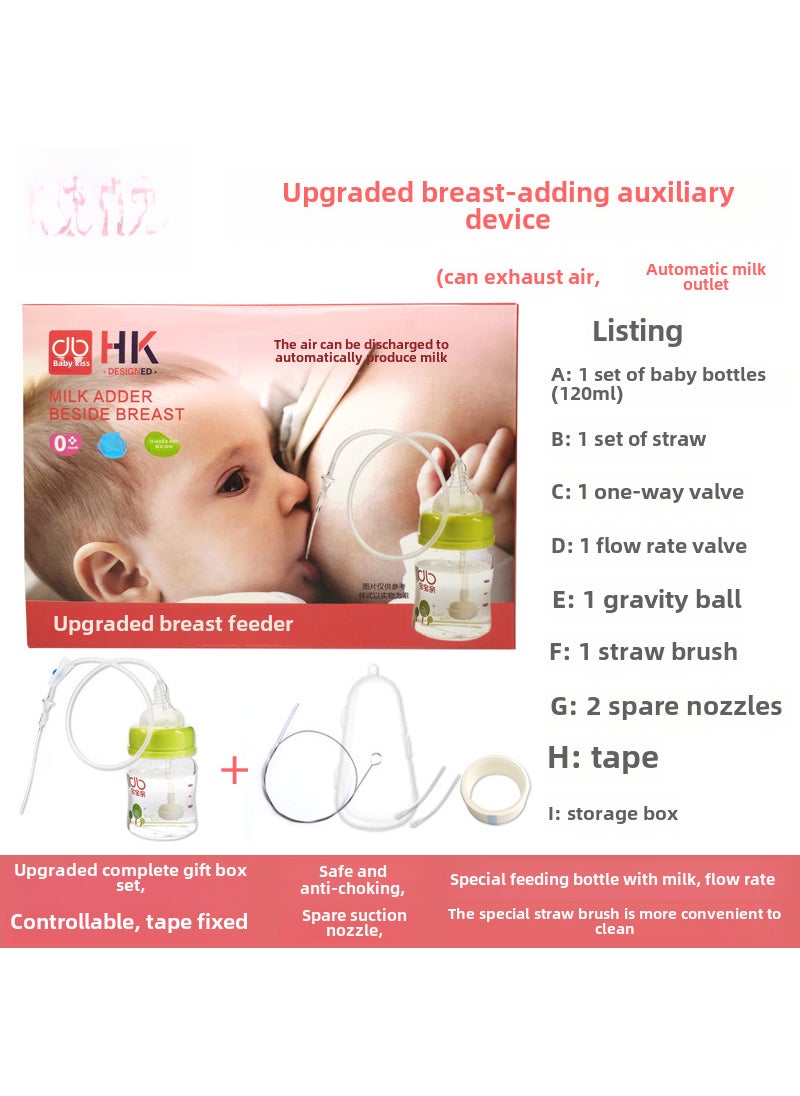 Baby Feeding Straw Nursing Aid With Nipple 1131 air-draining gift box (including straw brush spare suction nozzle tape storage box)