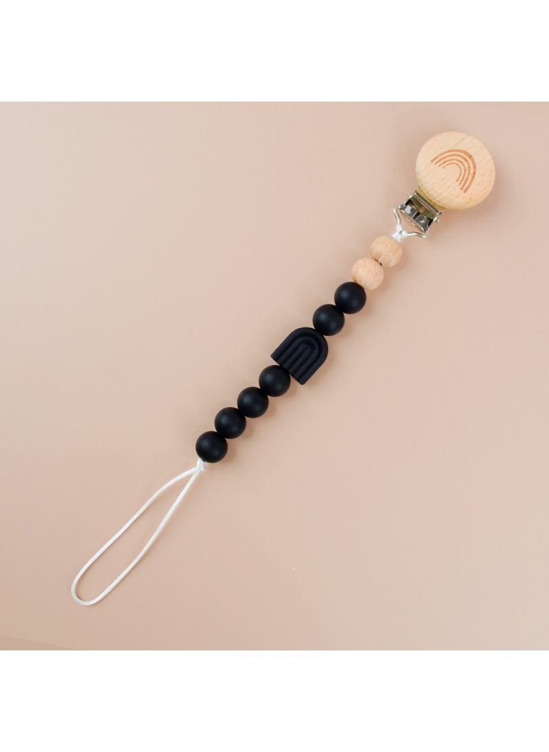 Silicone Teething Beads Black