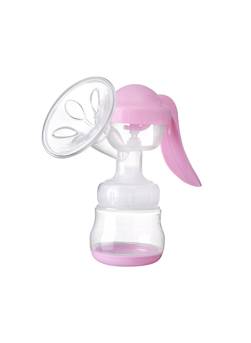 Beikang made rabbit manual breast pump suction large maternal products milking machine milk extraction nursing massagePink Pink