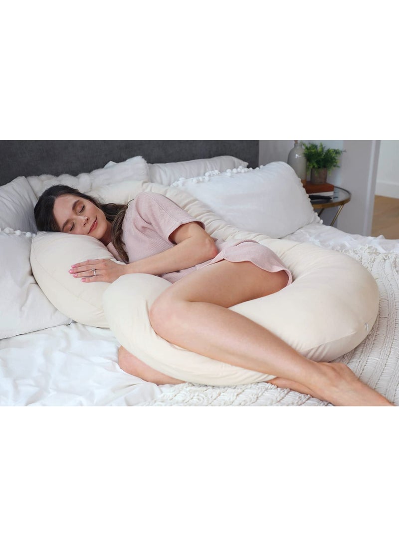 Pharmedoc Organic Cover - C Shape Full Body Pillow (Jersey Fabric)