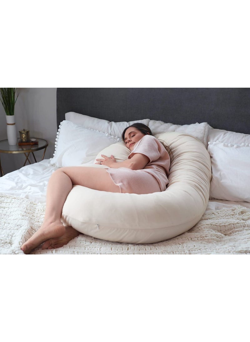 Pharmedoc Organic Cover - C Shape Full Body Pillow (Jersey Fabric)