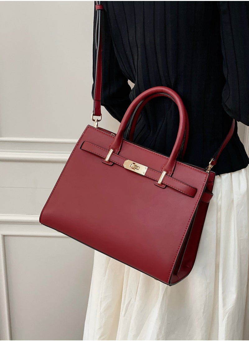 New Red Grand Wedding Bag For Middle-Aged Mothers With A Sense Of Luxury And Large Capacity Suitable For Mother-In-Law