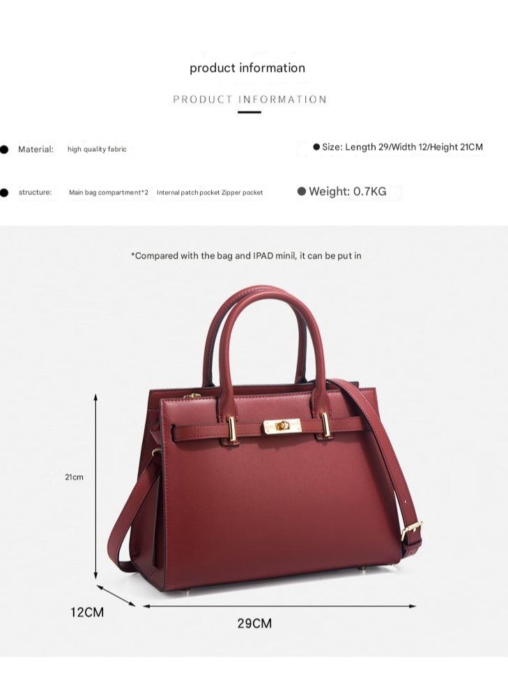 New Red Grand Wedding Bag For Middle-Aged Mothers With A Sense Of Luxury And Large Capacity Suitable For Mother-In-Law