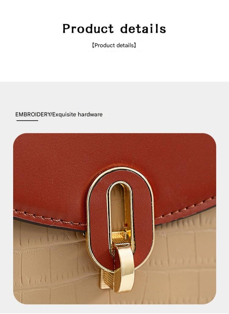 High End Handbag Elegant Middle-Aged Lady Handbag Give Mom A Large Capacity Crossbody Bag As A Gift