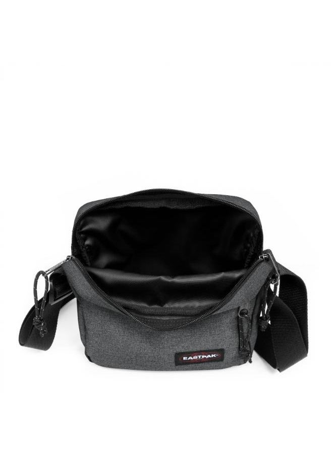 Eastpak The Bigger One Black Denim Medium Crossbody bags