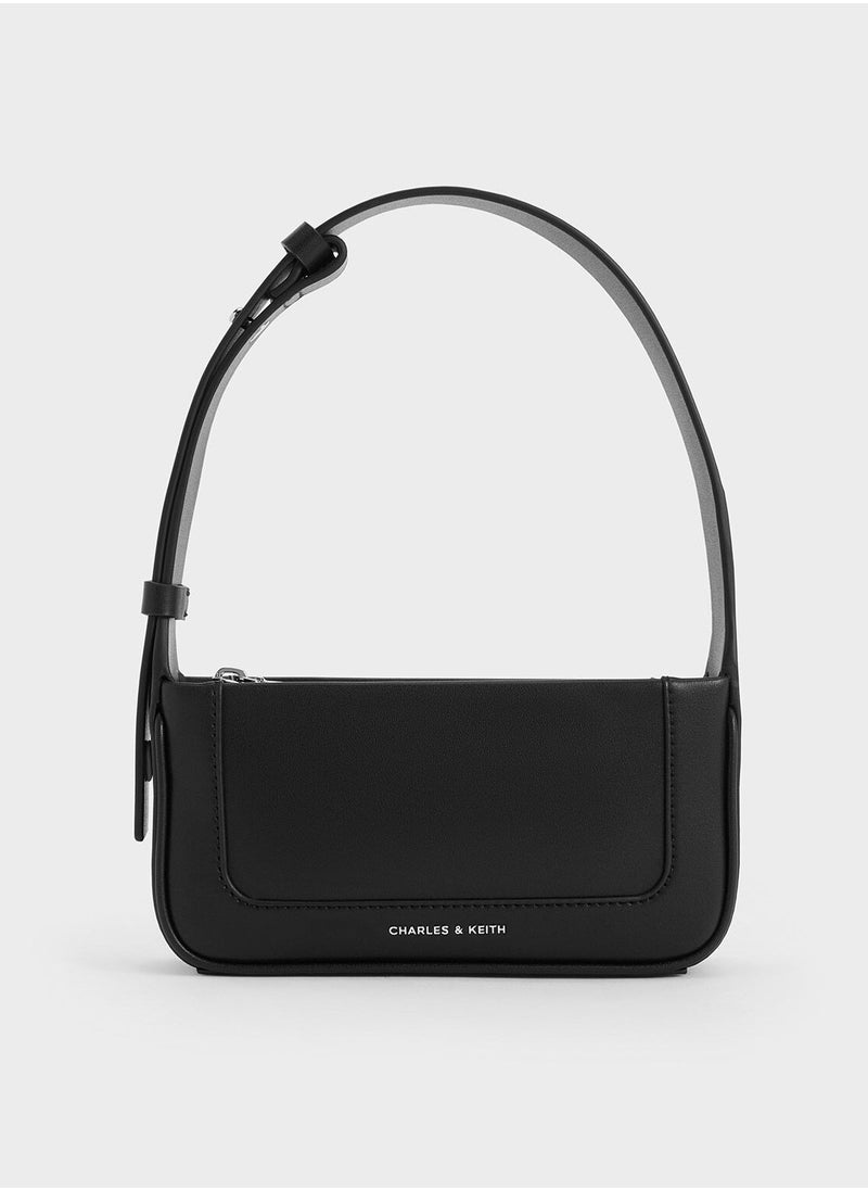 CHARLES & KEITH Daylla Shoulder Bag & Crossbody Bag - Black