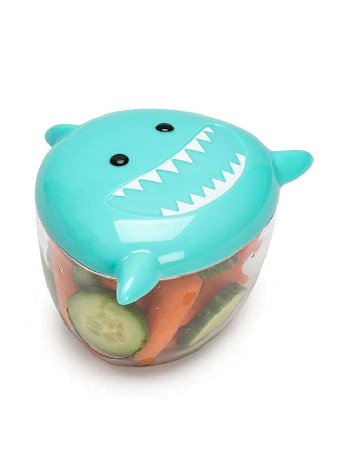 Snack Container With PCTG Base 232 Ml, 3 Pieces - Bulldog, Shark, Cat