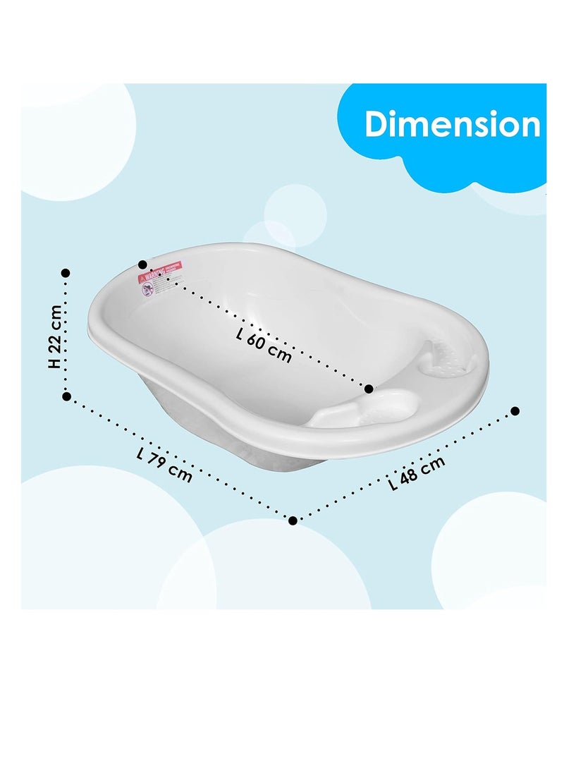 Sun baby Buy 1 Get 1 (Sun baby Splash Bathtub with Baby Cushion) - White