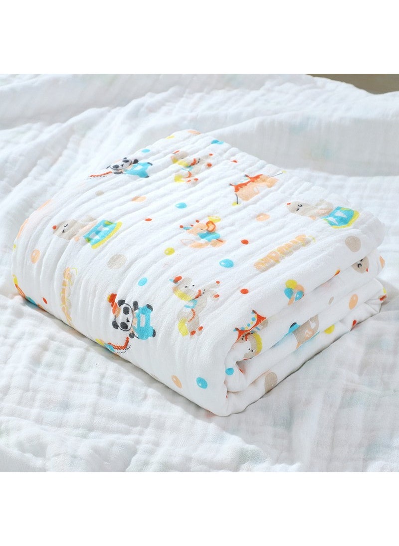 Baby Soft Cotton Gauze Swaddle Towel Panda Paradise