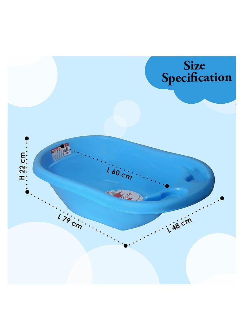 Sun baby - Buy 1 Get 1 (Splash Bathtub with Free 20pcs Disposable Changing mat- Blue