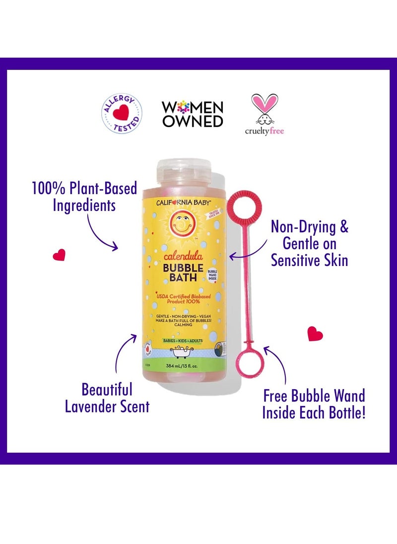 California Baby Calendula Aromatherapy Bubble Bath 13 fl oz (390 ml)