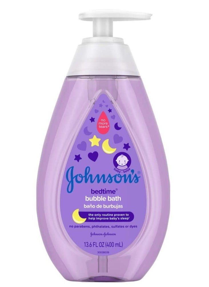 Johnsons Baby Bedtime Bubble Bath 13.6 Ounce (400ml) (2 Pack)