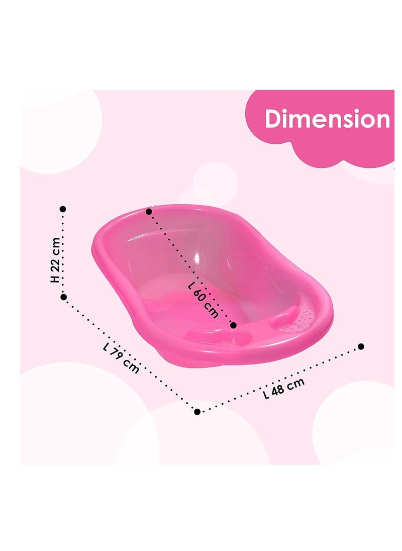 Sunbaby Buy 1 Get 1 (Sunbaby Splash Bathtub with Baby Cushion) - Pink