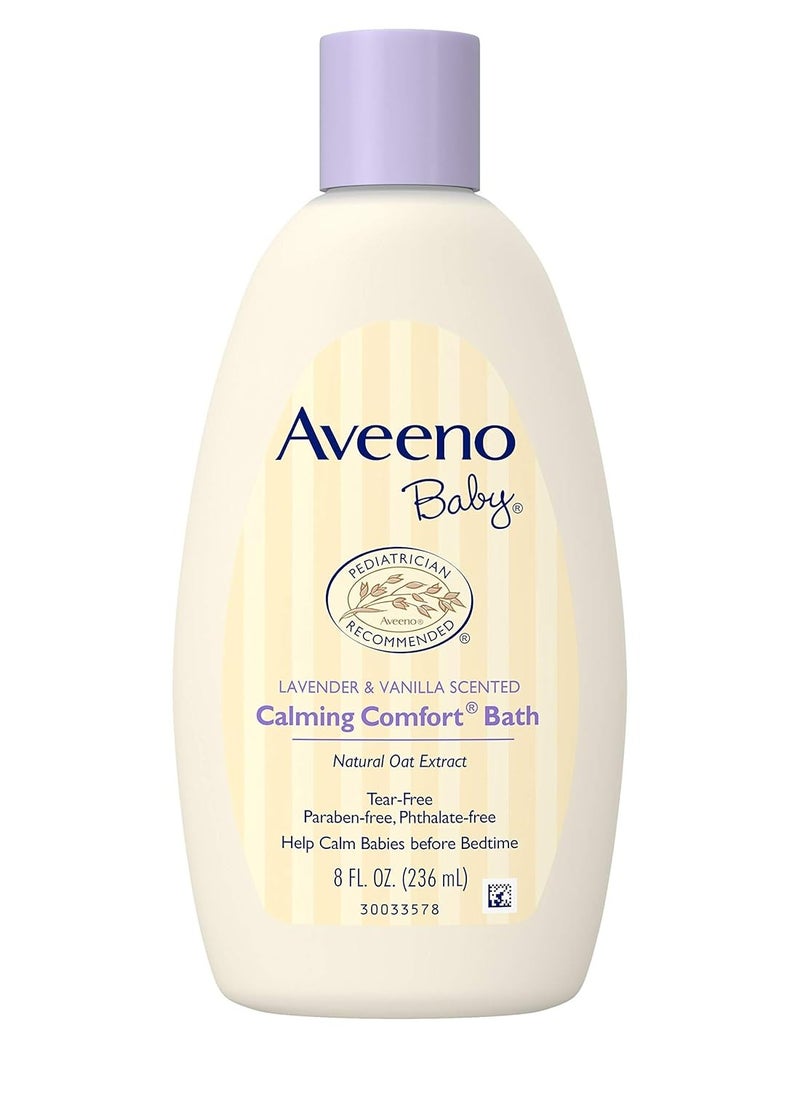 Aveeno Baby Calming Comfort Bath Lavender and Vanilla -- 8 fl oz