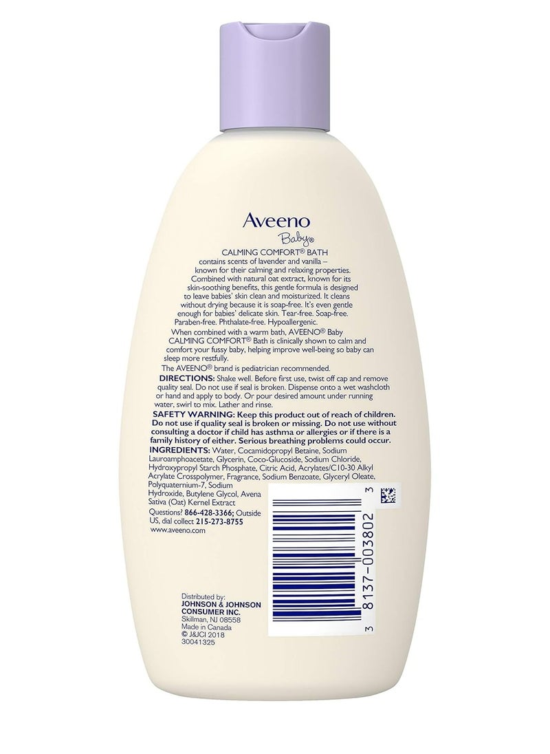 Aveeno Baby Calming Comfort Bath Lavender and Vanilla -- 8 fl oz