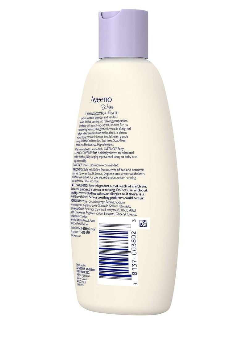 Aveeno Baby Calming Comfort Bath Lavender and Vanilla -- 8 fl oz