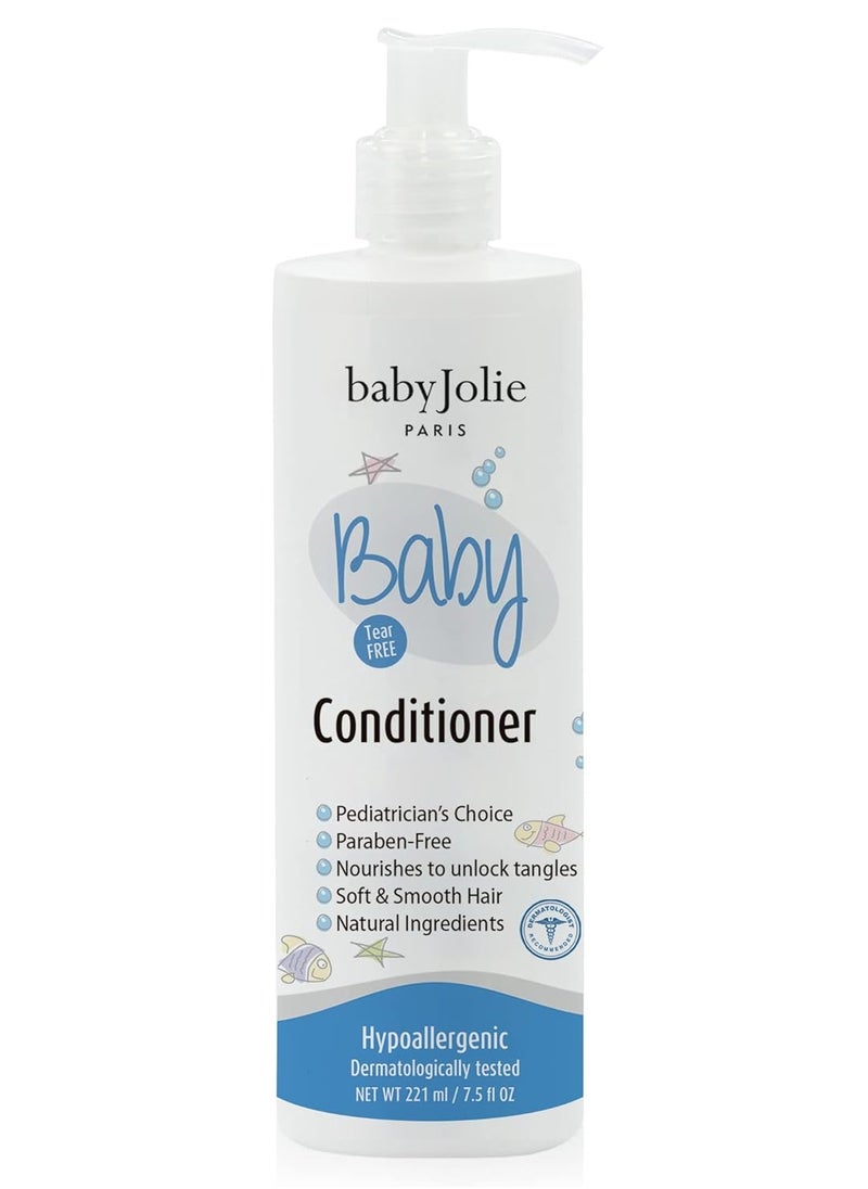 Baby Jolie Baby Hair Conditioner - Shea Butter Kids Conditioner, 7.5oz (221ml)