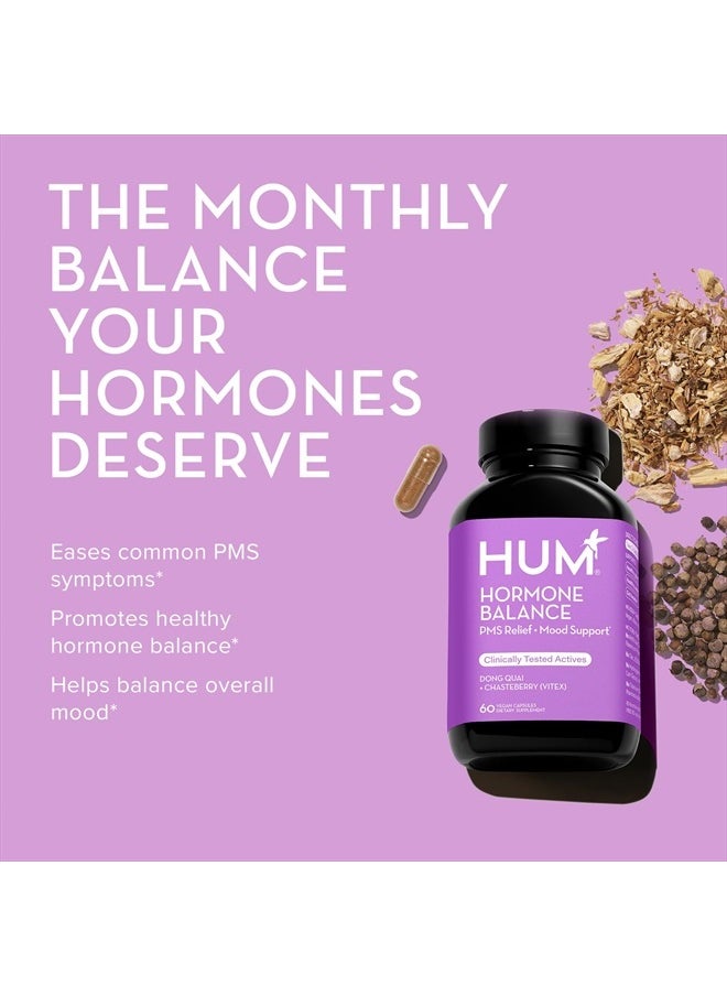 Hormone Balance - Supplement for Women's Health - Support for Cramps, Cravings, Irritability & Hormonal Balance - Chasteberry & Dong Quai Women's Monthly Support (60-Count)