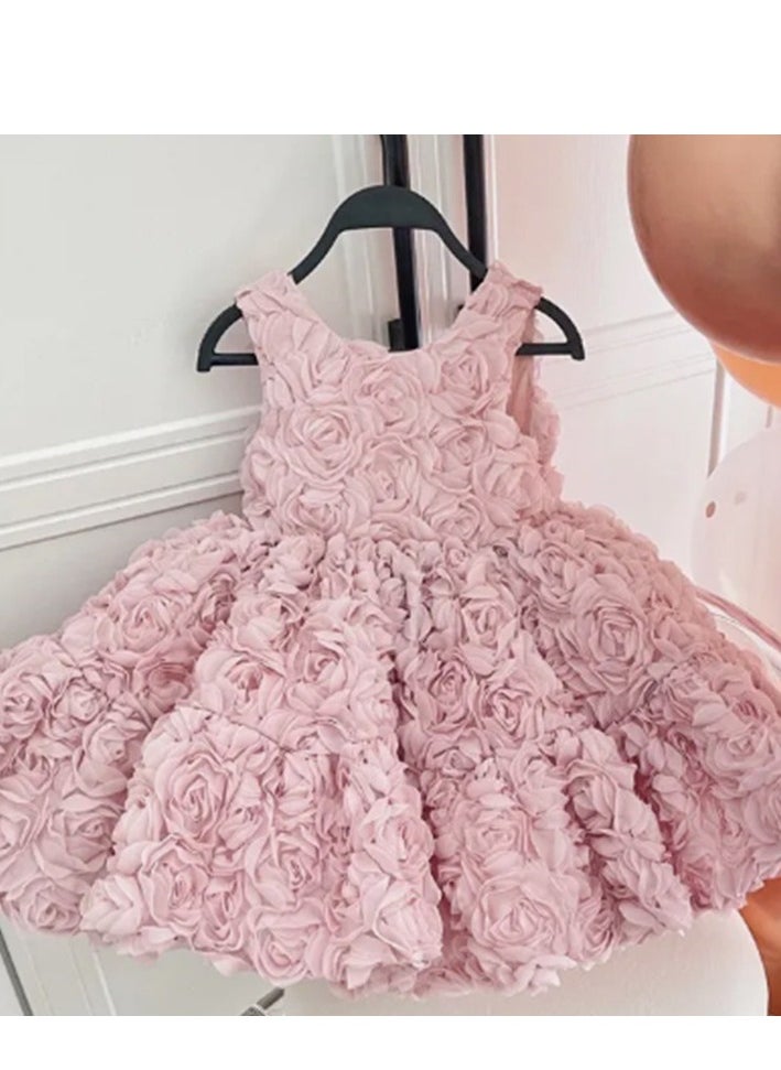 Sweet And Lovely Fluffy Princess Dress For Girls