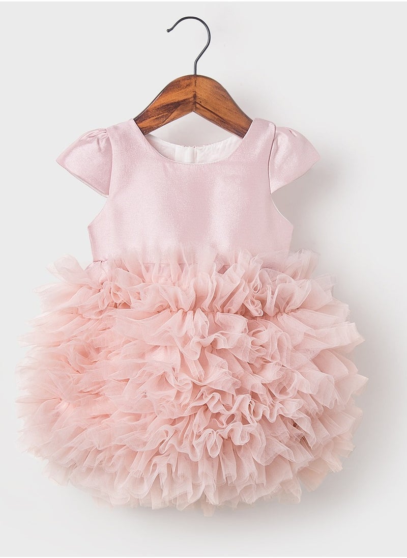 Sweet And Lovely Fluffy Princess Dress For Girls