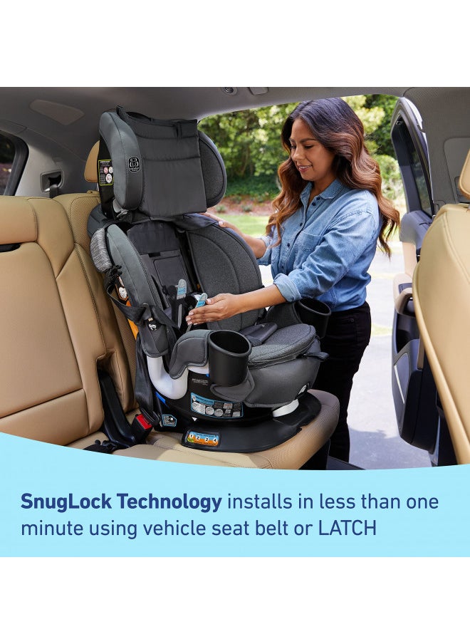 Turn2Me 3-In-1 Car Seat With Rotating Feature, Highback Booster, For Newborn To Toddler Up To 100Lbs, In Manchester