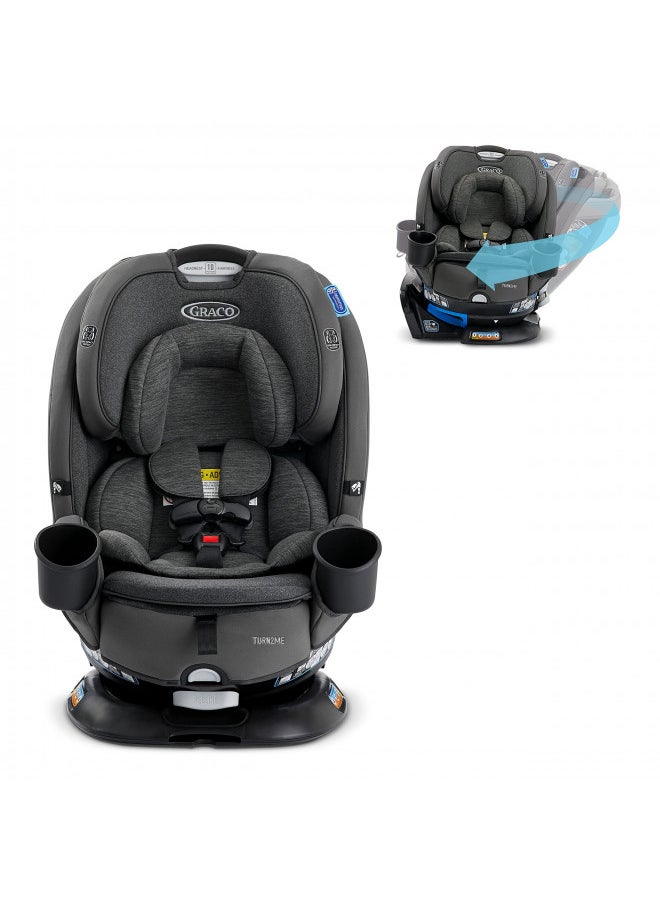 Turn2Me 3-In-1 Car Seat With Rotating Feature, Highback Booster, For Newborn To Toddler Up To 100Lbs, In Manchester