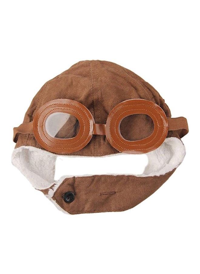 Soft Warmer Winter Hat With Goggles And Aviator For Photography Props