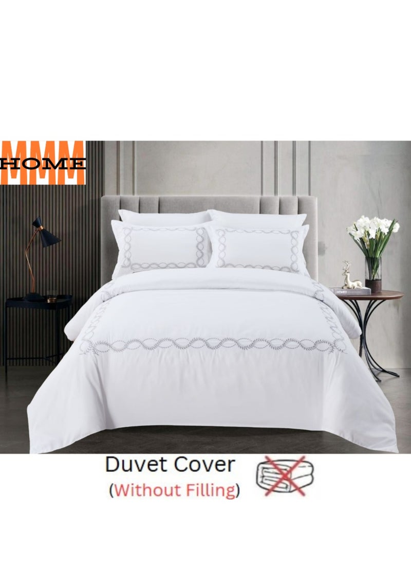 MMM HOME Embroidered 6pcs Super King/King/Single size High Cotton Hotel Master Quality Bedding Set Duvet Cover/Bedsheet/Pillow covers set