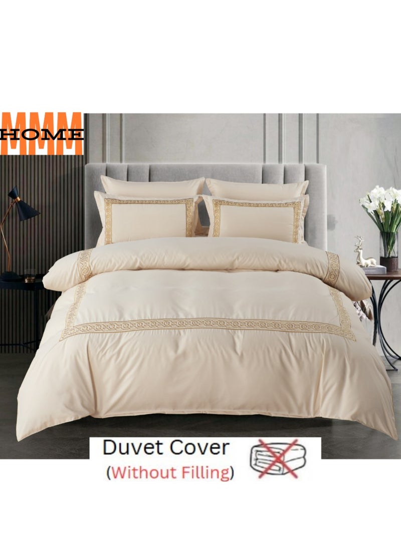 MMM HOME Embroidered 6pcs Super King/King/Single size High Cotton Hotel Master Quality Bedding Set Duvet Cover/Bedsheet/Pillow covers set