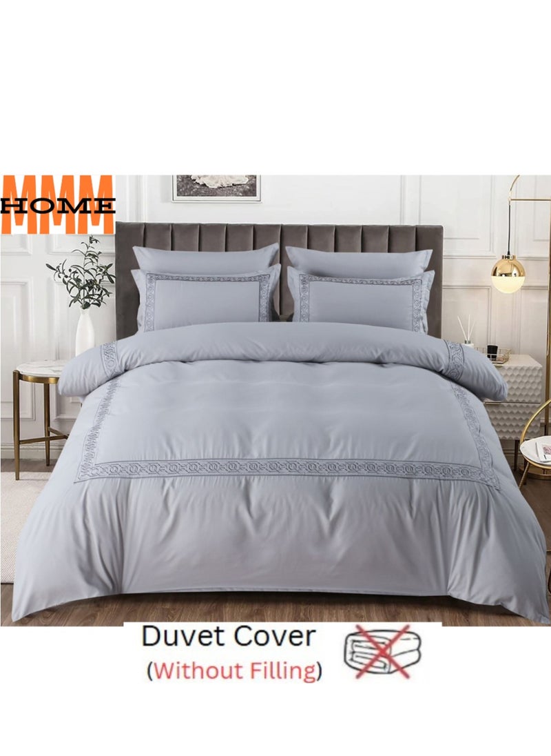 MMM HOME Embroidered 6pcs Super King/King/Single size High Cotton Hotel Master Quality Bedding Set Duvet Cover/Bedsheet/Pillow covers set