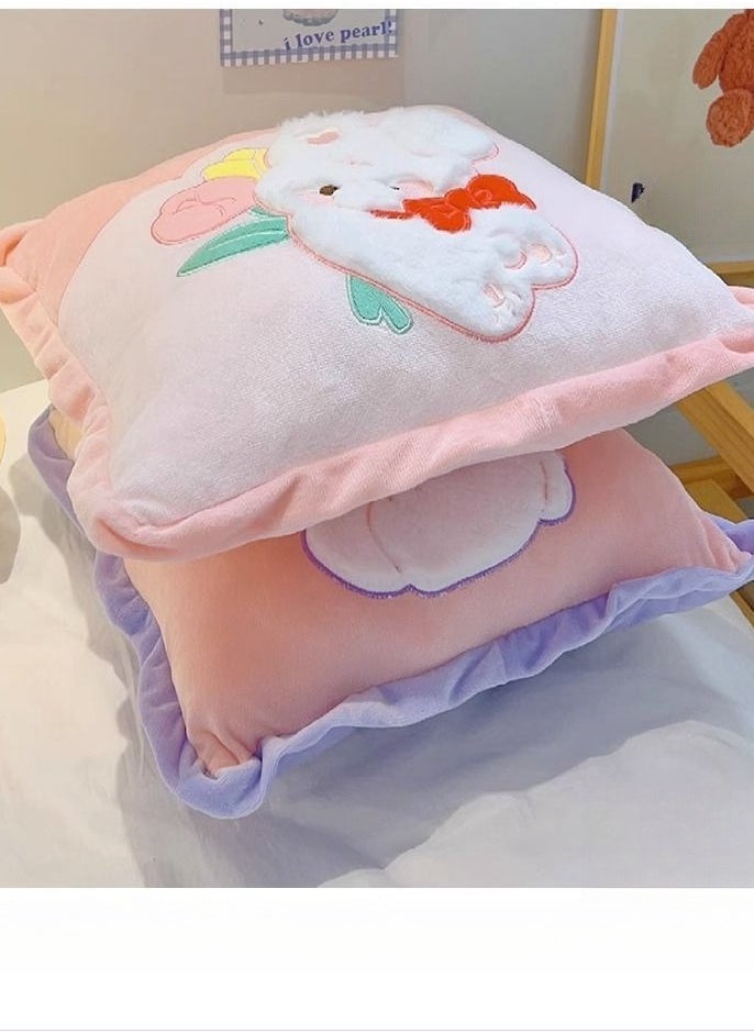 Pillow And Blanket Can Be Used For Both Car And Sofa Cushions, Suitable For Travel, Airplanes, Trains, Beds, Offices, And Rest