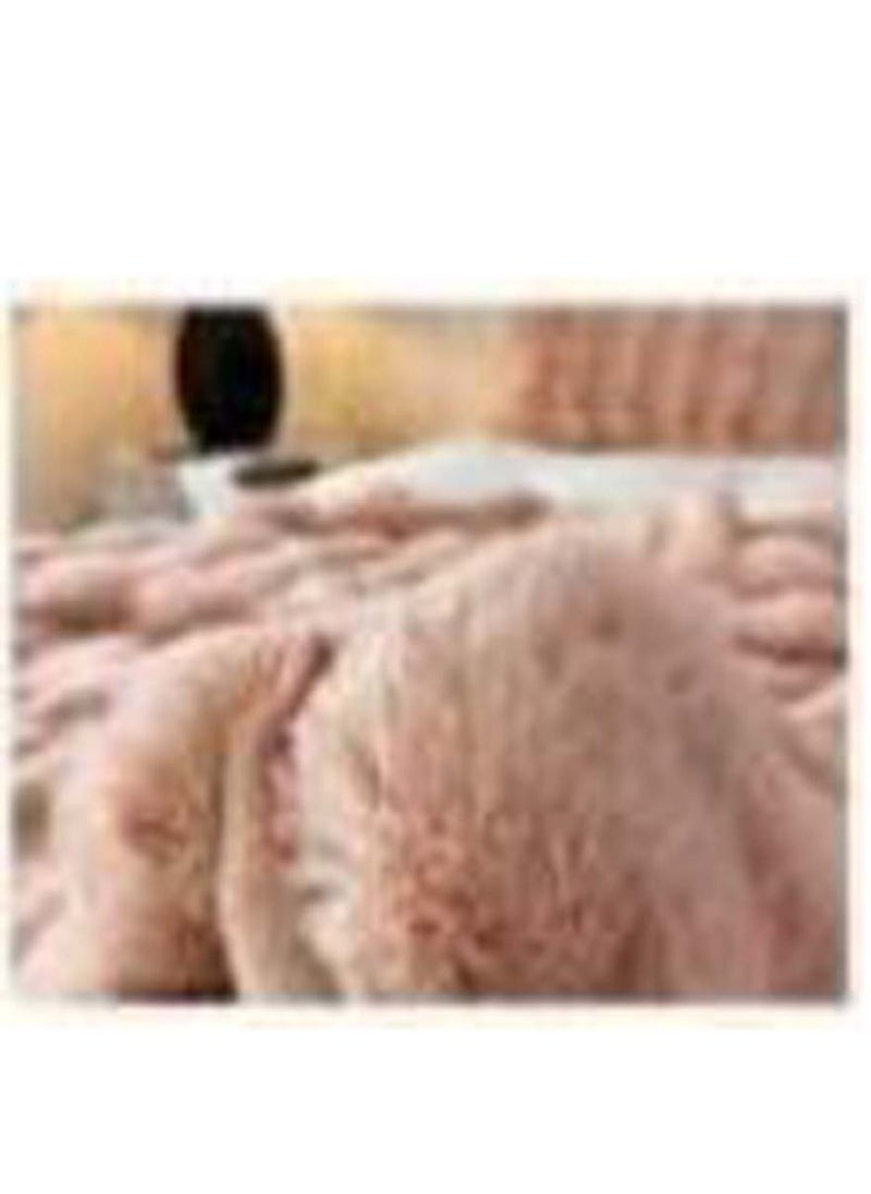 Soft Plush Throw Blanket ,Super Soft Cozy Fuzzy Blanket Faux Fur Blanket for Couch Bed and Sofa ,(100 x 150cm),( Pink)