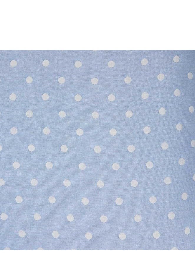 Cotton Throw Blanket, Double Size Thin Bed Blanket, 6 Layer Soft Cotton Yarn, For Sofa Bed Naps, 180x200cm, (Dot Blue)